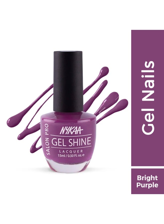 Nykaa Salon Shine Gel Nail Lacquer Hong Kong Harbour 218 - Image 1