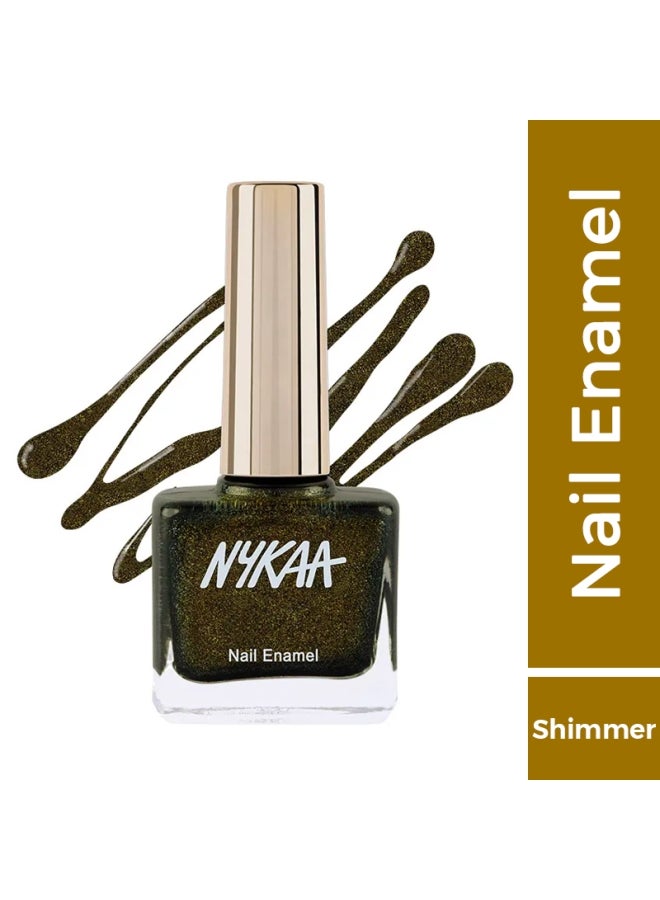 Nykaa - Nykaa Black To Gold Nail Enamel Collection Disco Gold - Shade No.: 230 - Image 1