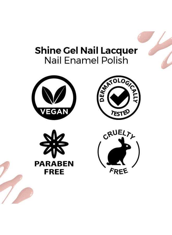 Nykaa Salon Shine Gel Nail Lacquer California Dreams 223 - Image 5