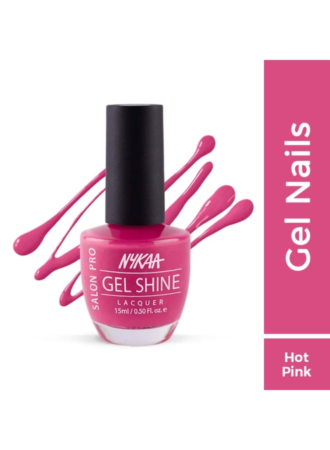 Nykaa Salon Shine Gel Nail Lacquer Miami Vibes 206 - Image 1