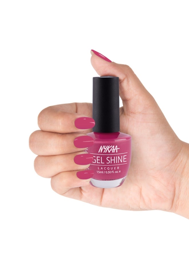 Nykaa Salon Shine Gel Nail Lacquer Miami Vibes 206 - Image 3