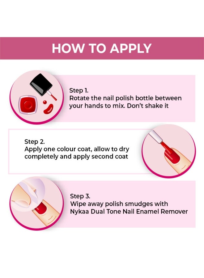 Nykaa Salon Shine Gel Nail Lacquer Miami Vibes 206 - Image 4