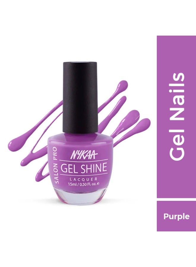 Nykaa Salon Shine Gel Nail Lacquer Turkish Delight 204 - Image 1