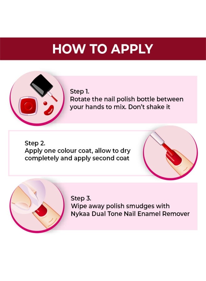 Nykaa Salon Shine Gel Nail Lacquer London Eye - Shade No.-202 - Image 4