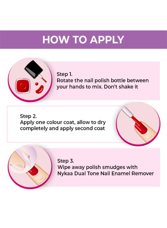 Nykaa Salon Shine Gel Nail Lacquer Turkish Delight 204 - Image 4