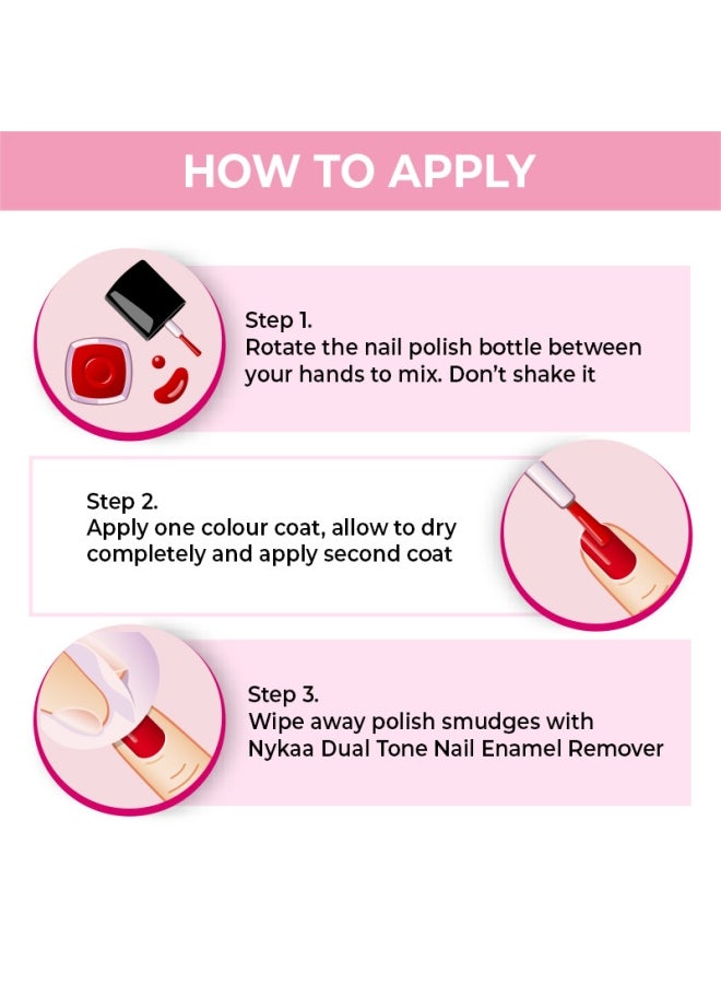 Nykaa Salon Shine Gel Nail Lacquer Japanese Blossom 214 - Image 4