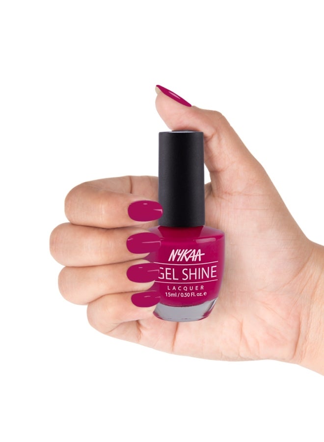 Nykaa Salon Shine Gel Nail Lacquer Croatian Isles 211 - Image 3