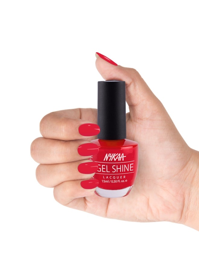 Nykaa Salon Shine Gel Nail Lacquer When in Rome 208 - Image 3