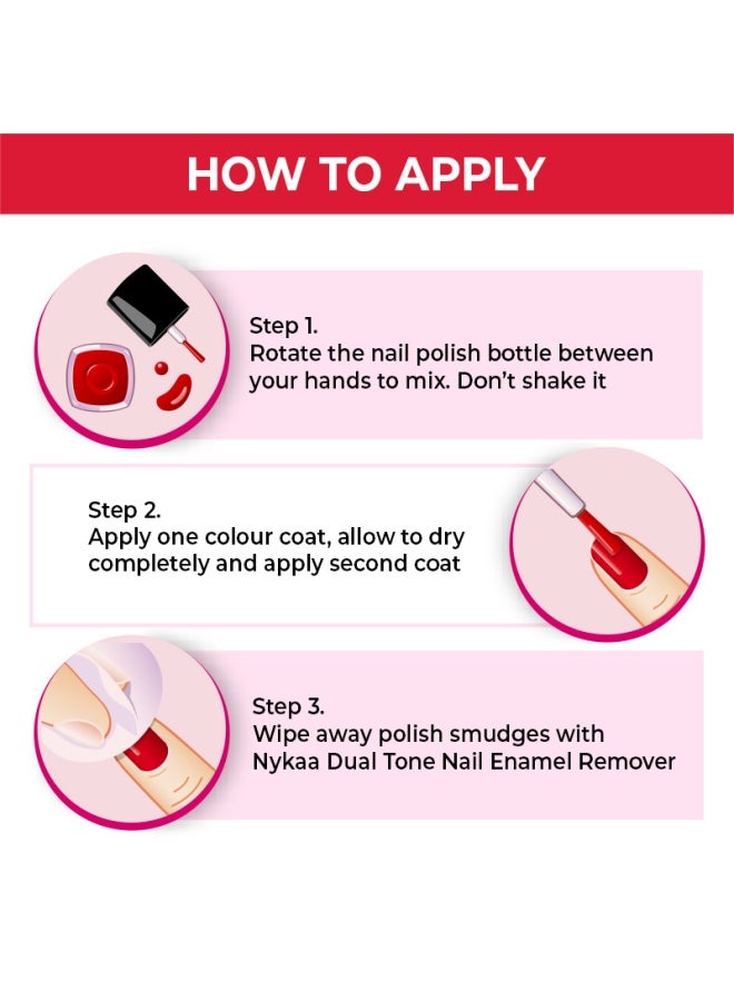 Nykaa Salon Shine Gel Nail Lacquer When in Rome 208 - Image 4