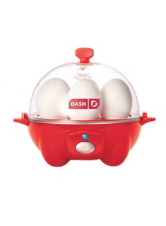 Dash Rapid Egg Cooker: 6 Egg Capacity Electric Egg Cooker For Hard Boiled Eggs, Poached Eggs, Scrambled Eggs, Or Omelets With Auto Shut Off Feature 360 W DEC005RD Red  - Image 1