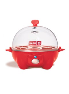 Dash Rapid Egg Cooker: 6 Egg Capacity Electric Egg Cooker For Hard Boiled Eggs, Poached Eggs, Scrambled Eggs, Or Omelets With Auto Shut Off Feature 360 W DEC005RD Red  - Image 2
