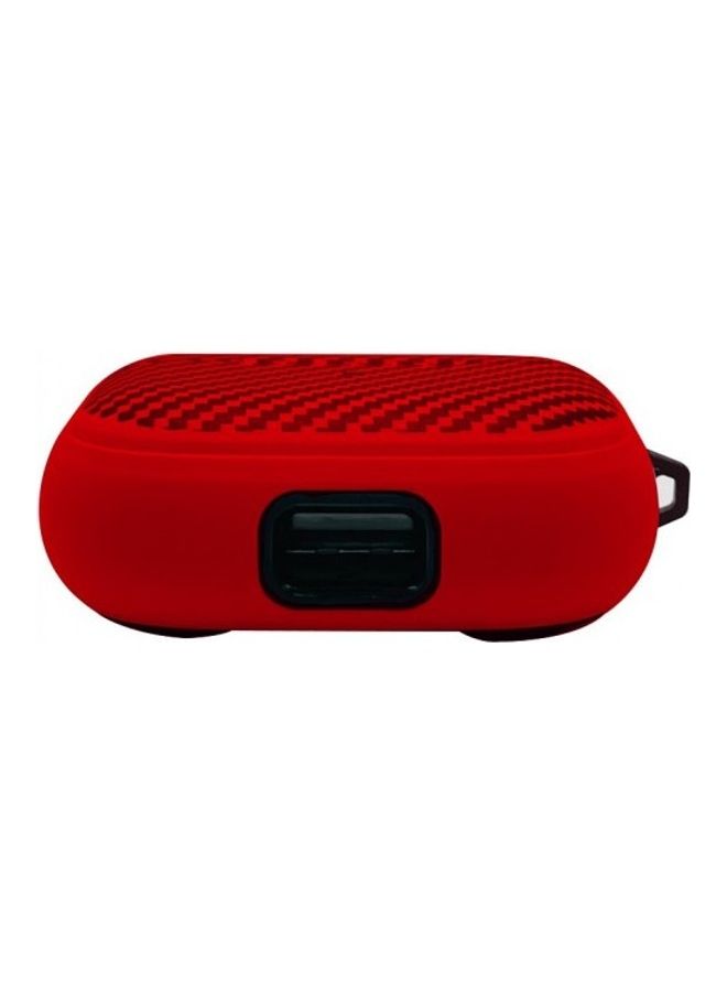 MARGOUN Protective Case Cover For Apple AirPods Pro Red/Black - Image 2