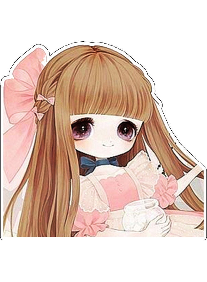 بي بي ملصق جداري للزينة متعدد الألوان 10x10سم