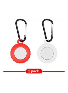 2-Piece Apple AirTag Silicone Case Cover Multicolour