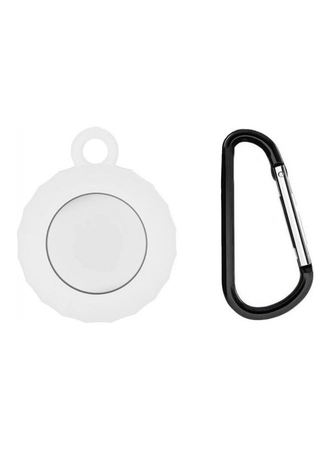 MARGOUN - Protective Apple AirTag Silicone Case Cover White - Image 1