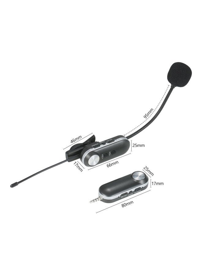 ميكروفون لاسلكي لسماعات الرأس بتقنية UHF لآلة الساكسفون والبوق - Image 4