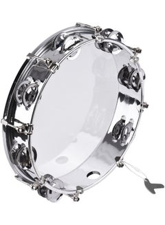 Tambourine Hand Drum With Double Row Jingles Musical Instrument