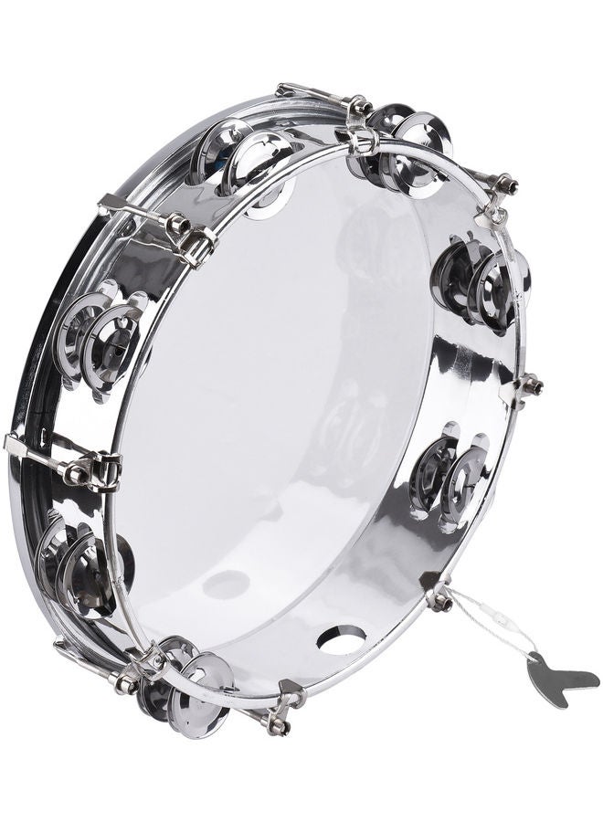 Generic - Tambourine Hand Drum With Double Row Jingles Musical Instrument - Image 1