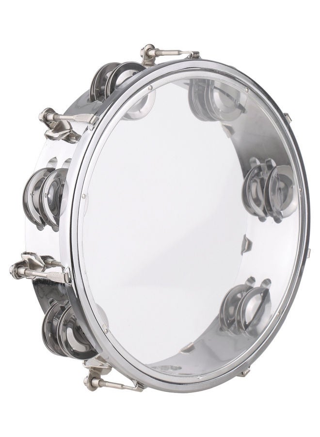 Generic - Tambourine Hand Drum With Double Row Jingles Musical Instrument - Image 1
