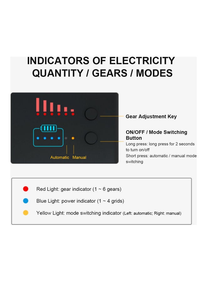 6-Gear Adjustable Mini Spot Welding Machine Black - Image 4