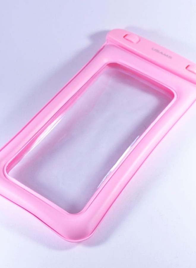 Usams Protective Case Cover For Mobile Phone Pink/Clear - Image 3