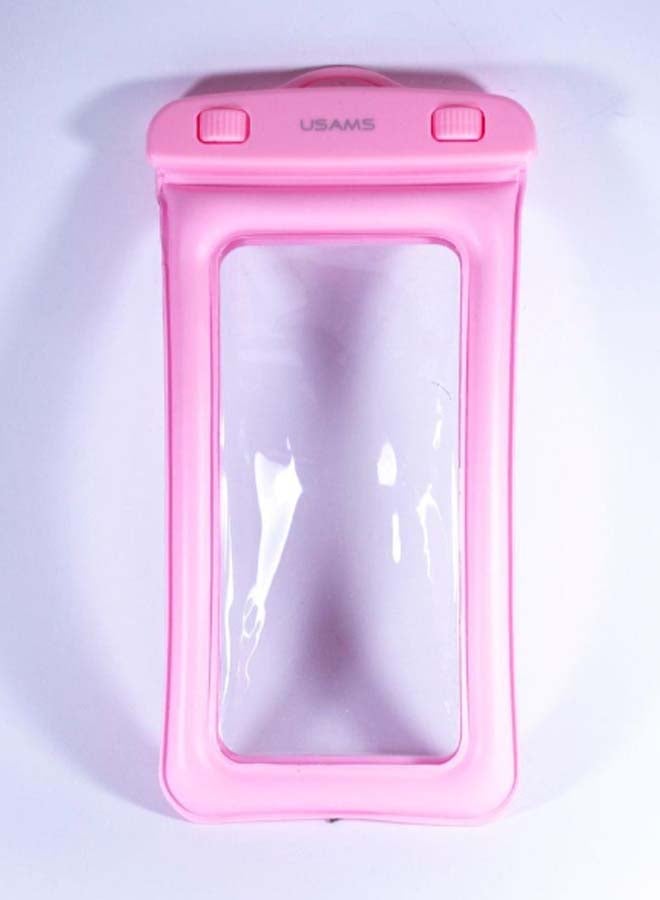 Usams Protective Case Cover For Mobile Phone Pink/Clear - Image 2