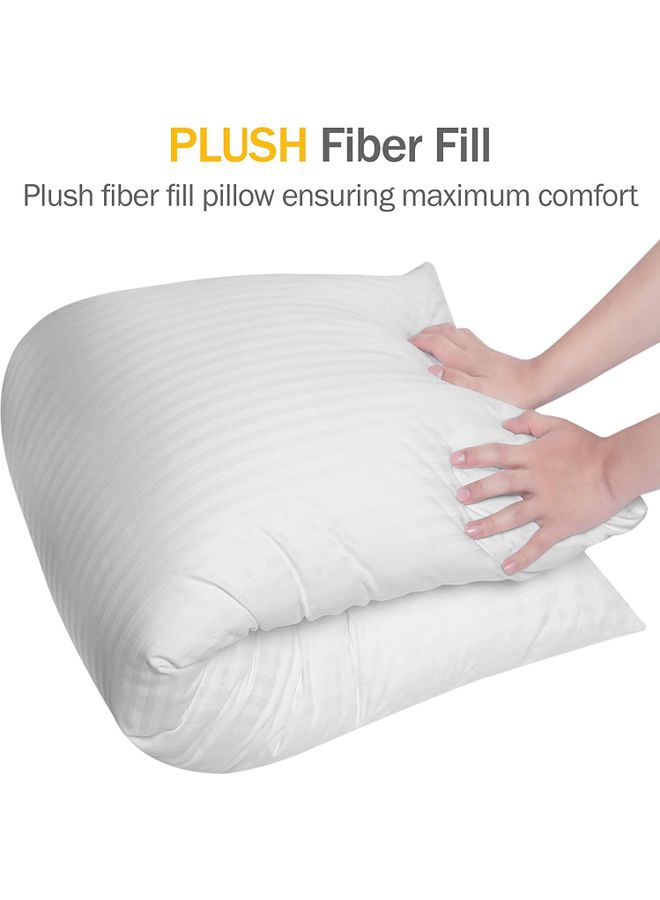 Blueberry Long Body Pillow With Cover Cotton White 140x50cm - Image 4