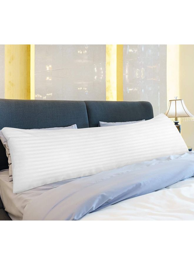 Blueberry Long Body Pillow With Cover Cotton White 140x50cm - Image 3