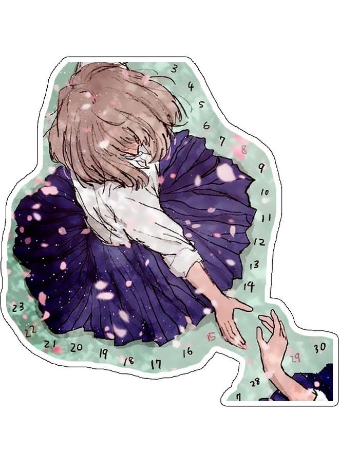 Decorative Wall Sticker Multicolour 10x10cm