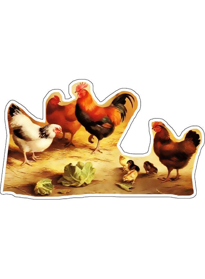 BP Decorative Wall Sticker Multicolour 10x10cm