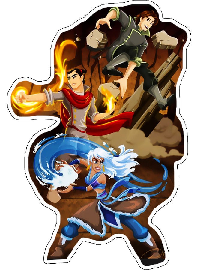 Decorative Wall Sticker Multicolour 10x10cm