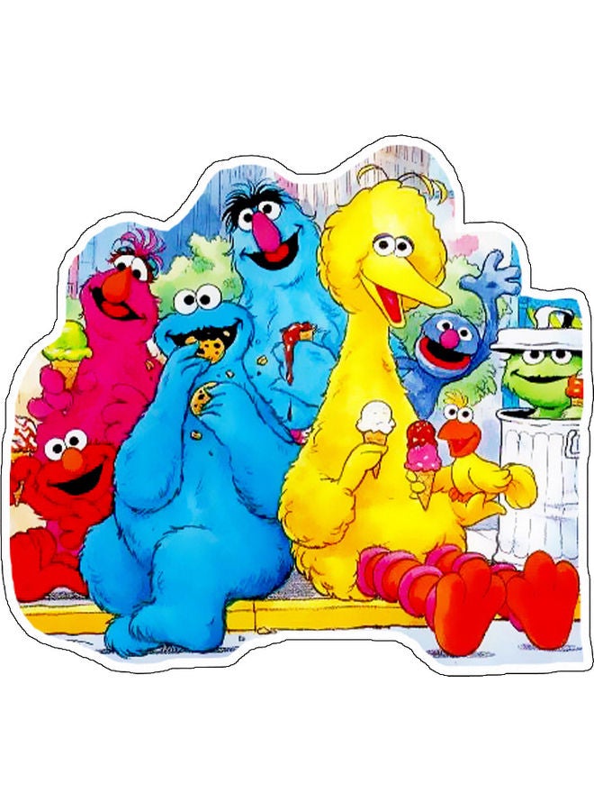 ملصق جداري للديكور بتصميم رسومات كرتونية متعدد الألوان 10x10سم