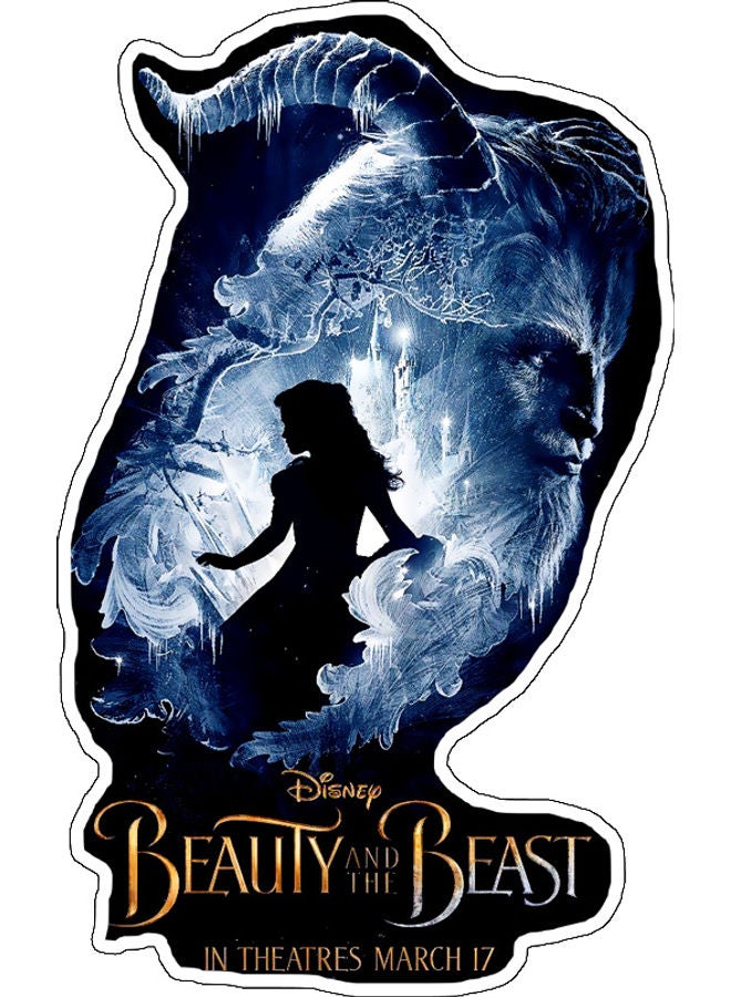 BP Beauty And The Beast Decorative Wall Sticker Multicolour