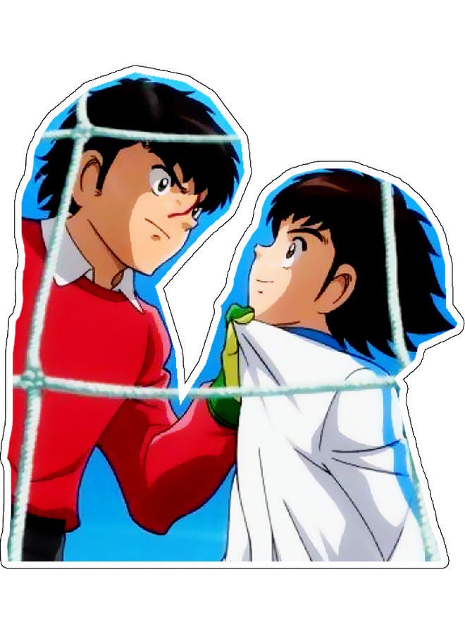 ملصق جداري للتزيين بطبعة شخصيات أنمي متعدد الألوان