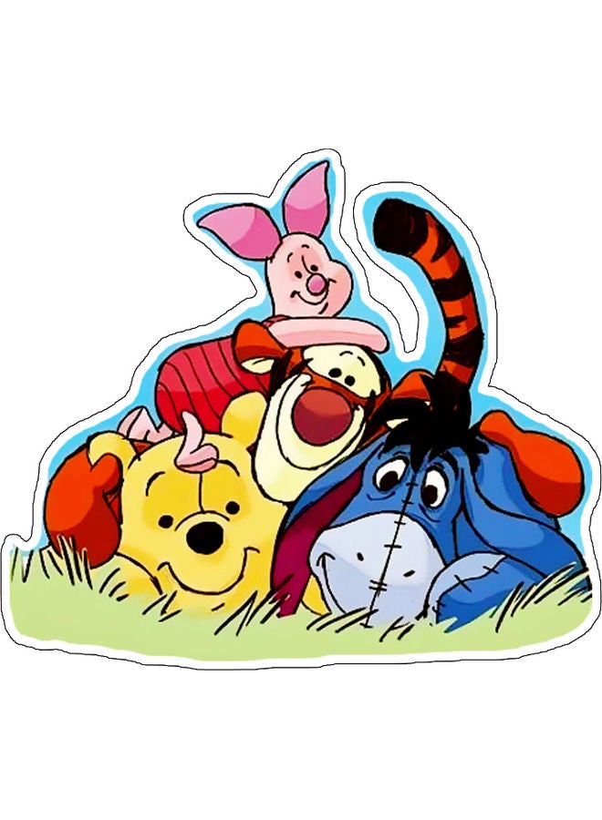 بي بي ملصق جداري للزينة متعدد الألوان 10x10سم