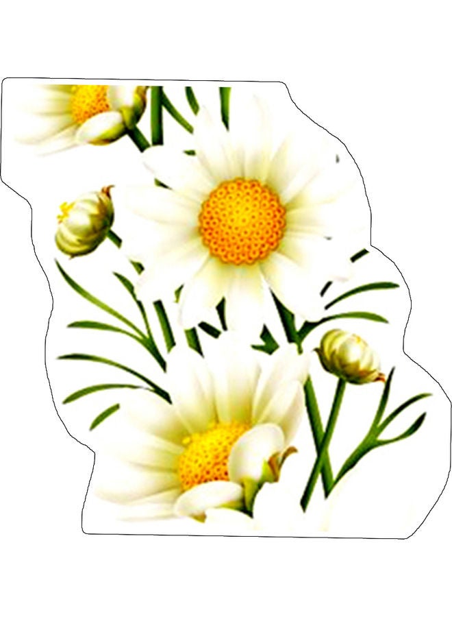 بي بي ملصق جداري للديكور بتصميم زهرة متعدد الألوان