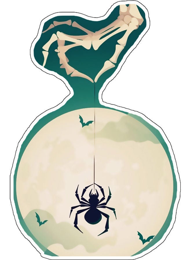 بي بي ملصق جداري للزينة متعدد الألوان 10x10سم