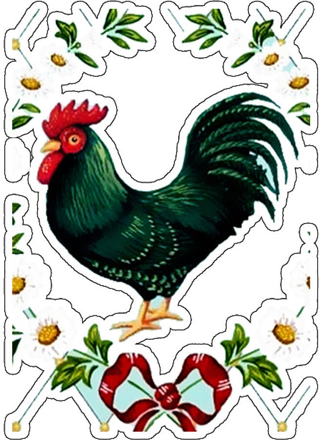 BP Decorative Wall Sticker Multicolour 10x10cm