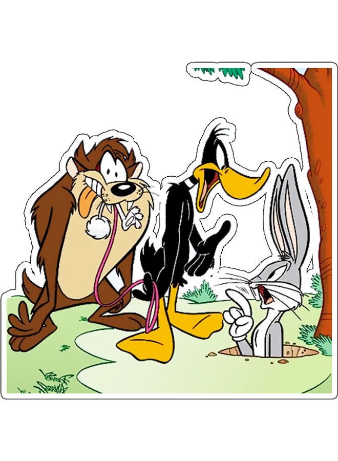 BP Fictional Character Printed Wall Sticker Multicolour