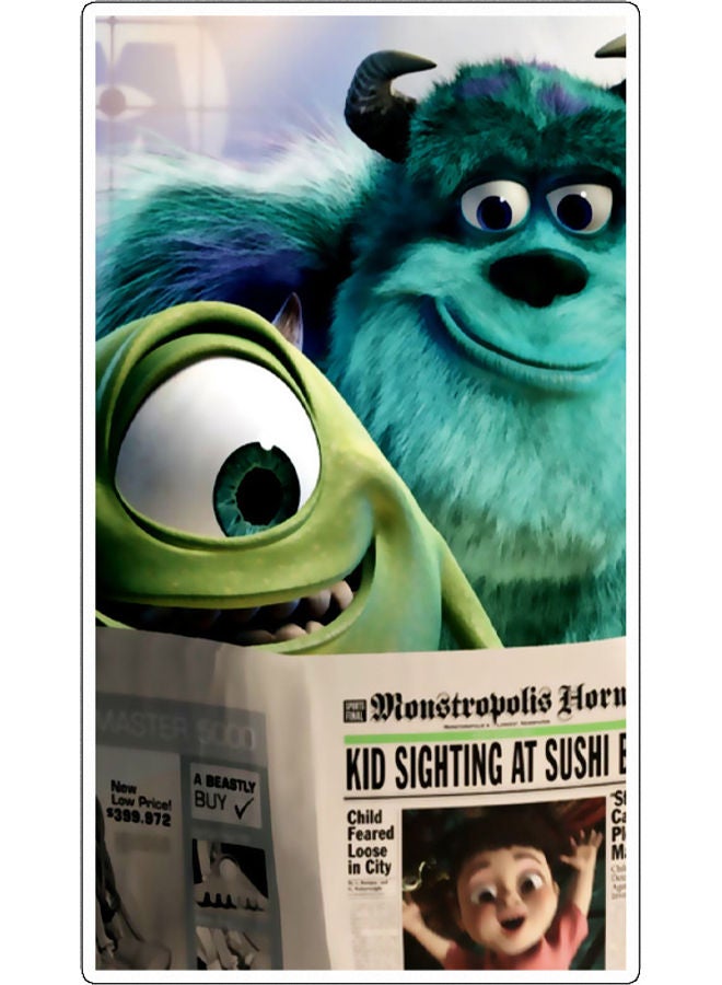 BP Fictional Character Printed Wall Sticker Multicolour