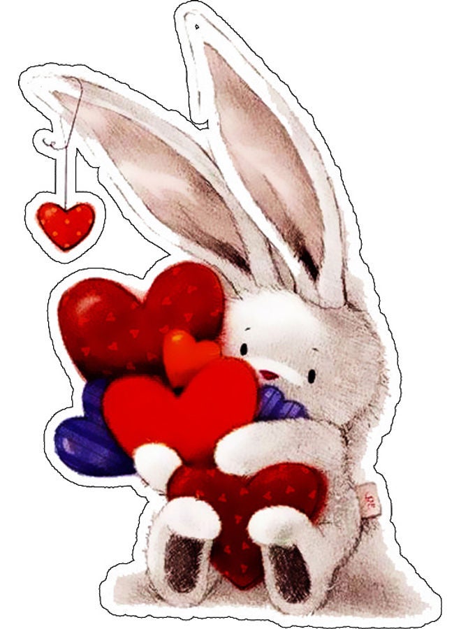 بي بي ملصق جداري للزينة متعدد الألوان