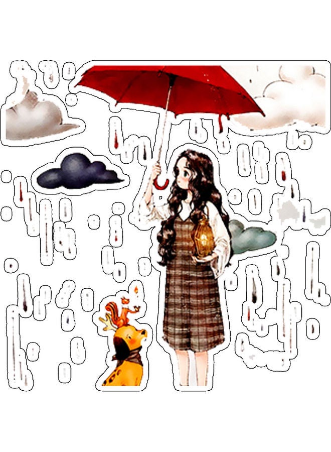 BP Decorative Printed Wall Sticker Multicolour