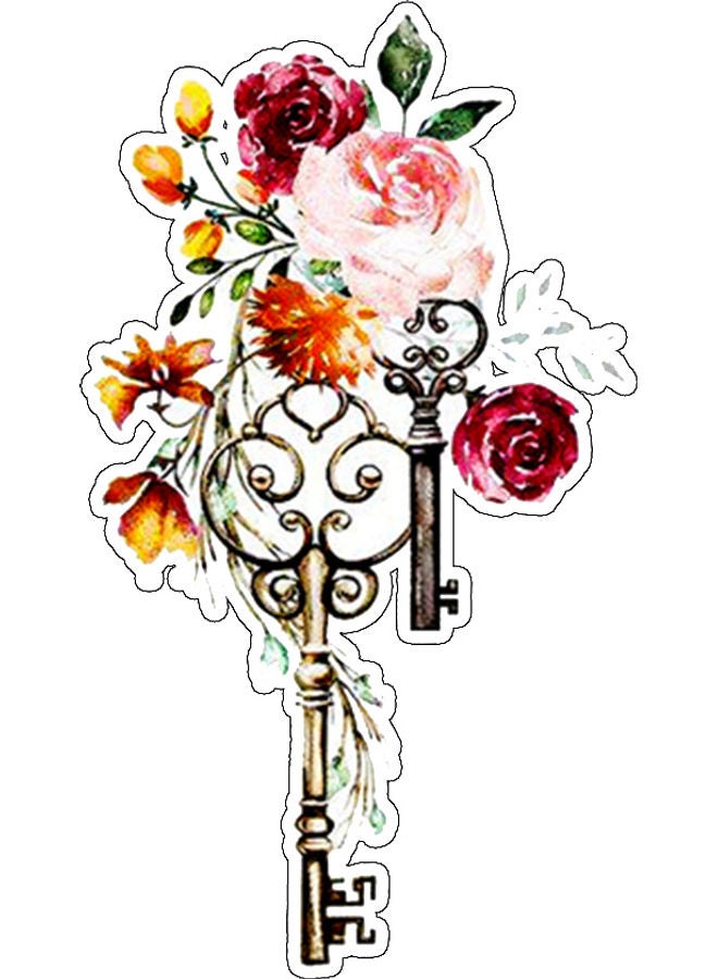 ملصق جداري للزينة متعدد الألوان 10x10سم