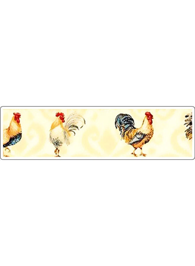 BP Rooster Design Decorative Wall Sticker Multicolour