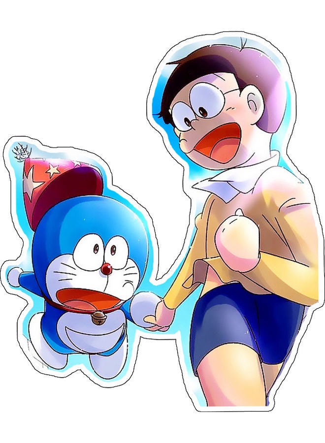 BP Cartoon Decorative Wall Sticker Multicolour 10x10cm