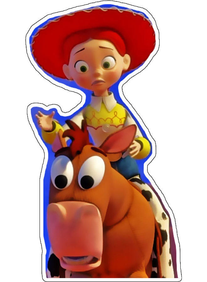 بي بي ملصق جداري للزينة متعدد الألوان 10x10سم