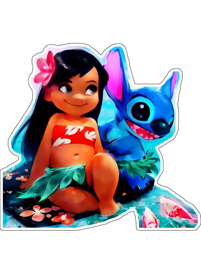 بي بي ملصق جداري مطبوع بشخصية ديزني لطيفة متعدد الألوان