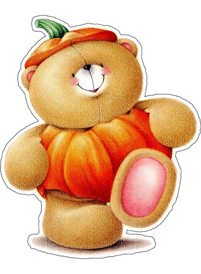 Bear Design Decorative Wall Sticker Multicolour