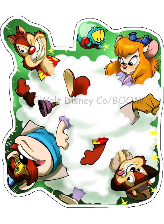 Fictional Character Printed Wall Sticker Multicolour