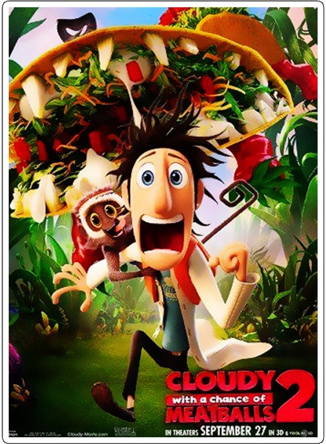 BP Fictional Character Wall Sticker Multicolour